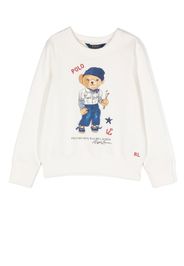 Ralph Lauren Kids Polo Bear crew-neck sweatshirt - Bianco