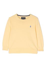 Ralph Lauren Kids Maglione con ricamo - Giallo