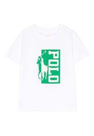 Ralph Lauren Kids logo-print cotton T-shirt - Bianco