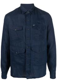 Ralph Lauren Collection multiple flap-pocket shirt - Blu