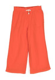 Ralph Lauren Kids wide-leg cotton trousers - Arancione