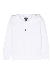 Ralph Lauren Kids Polo Pony cotton hoodie - Bianco