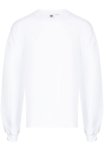 Random Identities graphic-print long-sleeve T-shirt - Bianco