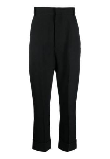 Random Identities mid-rise tailored trousers - Nero