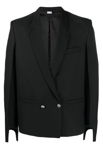 Random Identities Blazer con revers a lancia Coco - Nero