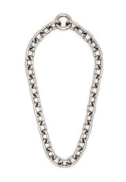 Random Identities oversized chain-link necklace - Argento