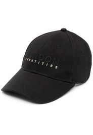 Random Identities logo-embroidered cotton hat - Nero