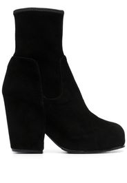 Random Identities 90mm suede ankle boots - Nero