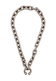 Random Identities oversized chain-link necklace - Argento