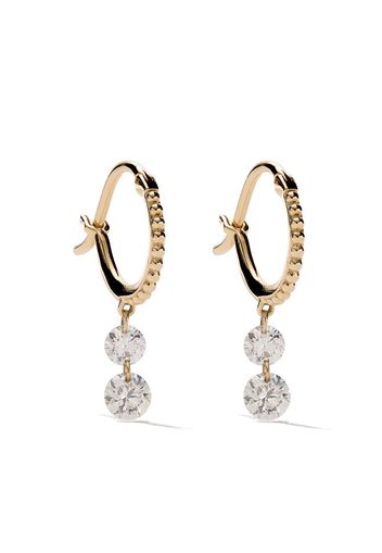 Orecchini Set Free Double Drop in oro giallo 18kt e diamanti