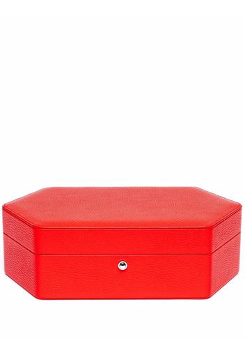 Rapport Portobello 3-watch box - Rosso