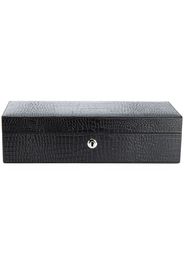 BROMPTON 5 WATCH BOX IN CROCODILE EFFECT