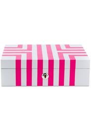 MAZE JEWELLERY BOX IN WHITE AND PINK LEA