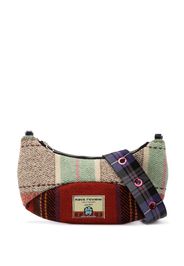 Rave Review Borsa a spalla tartan - Rosa