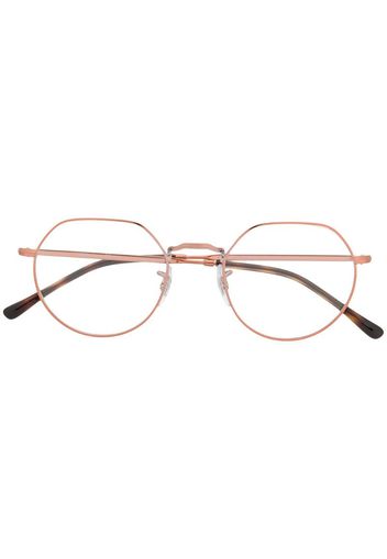 geometric frame glasses