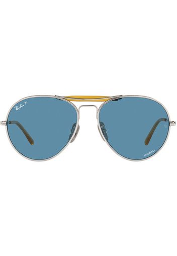 Ray-Ban aviator-style sunglasses - Argento