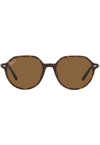 Ray-Ban Thalia round frame sunglasses - Marrone