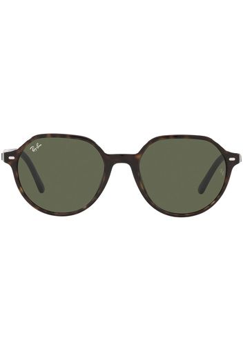 Ray-Ban Thalia round-frame sunglasses - Marrone