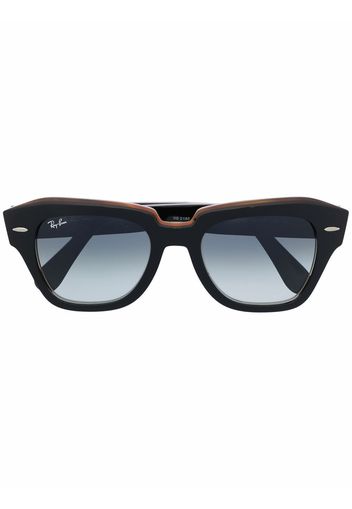 Ray-Ban Occhiali da sole squadrati State Street - Nero