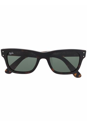 Ray-Ban Occhiali da sole rettangolari Mr Burbank - Nero