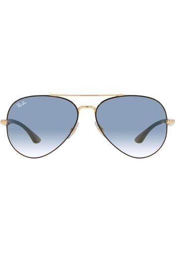 Ray-Ban RB3675 aviator-frame sunglasses - Blu