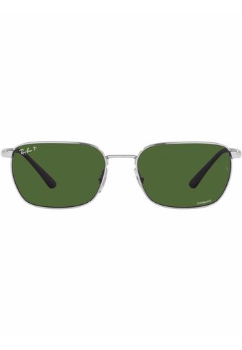 Ray-Ban rectangle-frame sunglasses - Verde