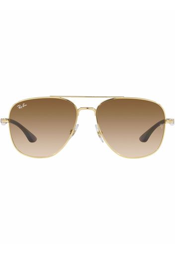 Ray-Ban RB3683 aviator-frame sunglasses - Marrone