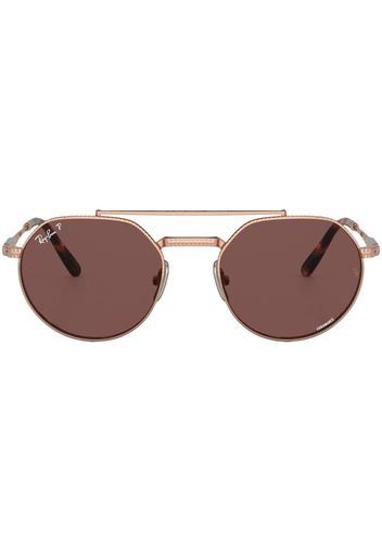 Ray-Ban Jack Titanium round-frame sunglasses - Rosa