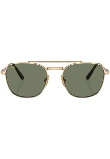 Ray-Ban Frank II Titanium pilot-frame sunglasses - Oro