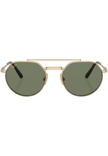 Ray-Ban Jack II Titanium pilot-frame sunglasses - Oro