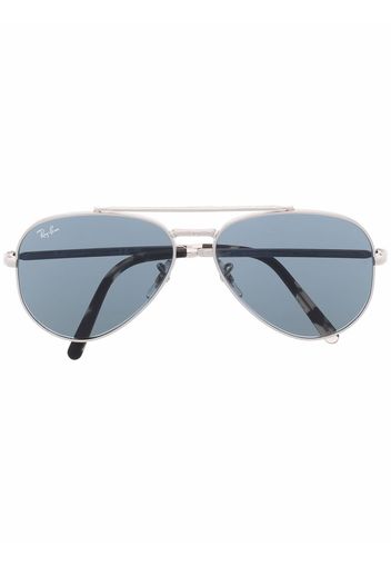 Ray-Ban tinted aviator sunglasses - Argento