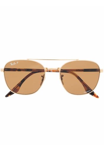 Ray-Ban tortoise aviator-frame sunglasses - Oro