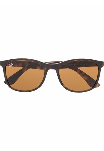 Ray-Ban tortoise square-frame sunglasses - Marrone