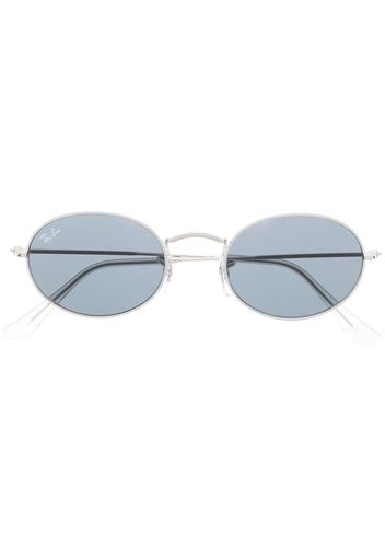 Ray-Ban round-frame tinted sunglasses - Argento