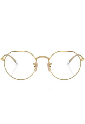 Ray-Ban Jack round-frame glasses - Oro