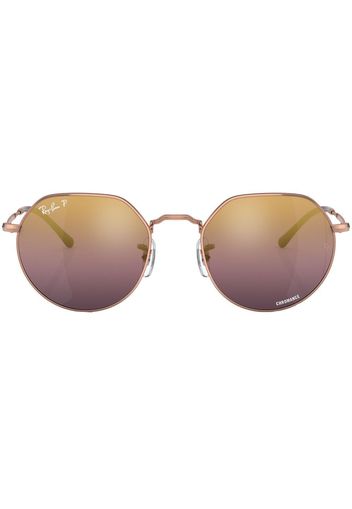 Ray-Ban Jack geometric-frame sunglasses - Rosa