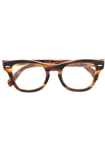 Ray-Ban tortoiseshell-effect optical glasses - Marrone