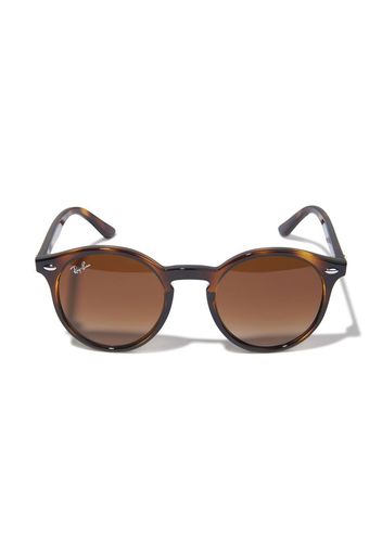 RAY-BAN JUNIOR tortoiseshell-effect round-frame sunglasses - Marrone