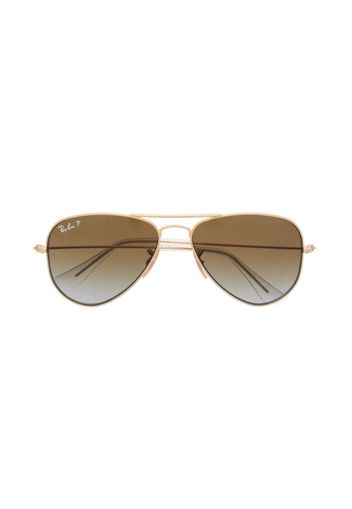 RAY-BAN JUNIOR Aviator graident sunglasses - Oro