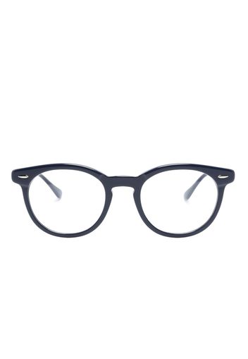 Ray-Ban RB2180V round-frame glasses - Blu