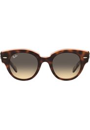 Ray-Ban round frame sunglasses - Marrone