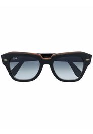 Ray-Ban Occhiali da sole squadrati State Street - Nero