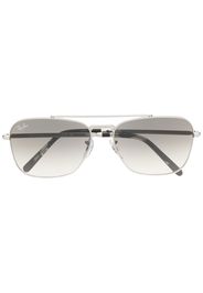 Ray-Ban Occhiali modello aviator rettangolari - Argento