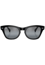 Ray-Ban square-frame mirrored-lens sunglasses - Nero