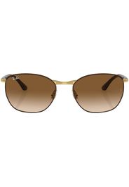 Ray-Ban rectangle-frame gradient-lens sunglasses - Marrone