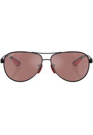 Ray-Ban gradient-lenses aviator-frame sunglasses - Nero