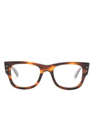 Ray-Ban tortoiseshell-effect square-frame glasses - Marrone