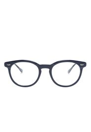 Ray-Ban RB2180V round-frame glasses - Blu