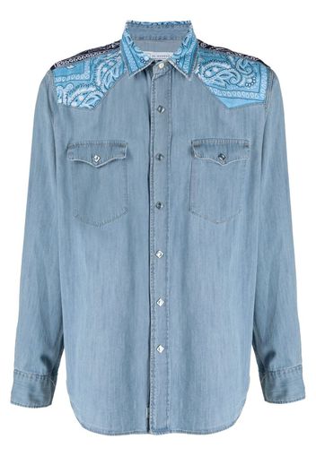 Re-Worked Camicia denim - Blu