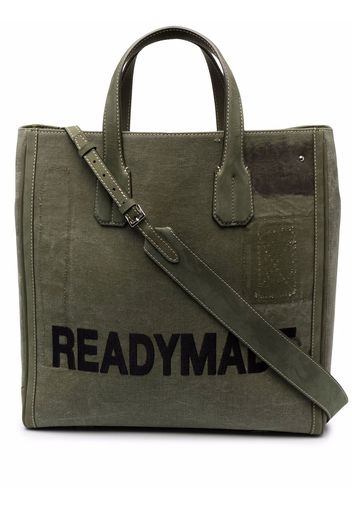 Readymade Borsa tote con logo - Verde